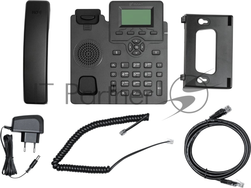 Телефон IP Флат Flat-Phone-C10/RU черный