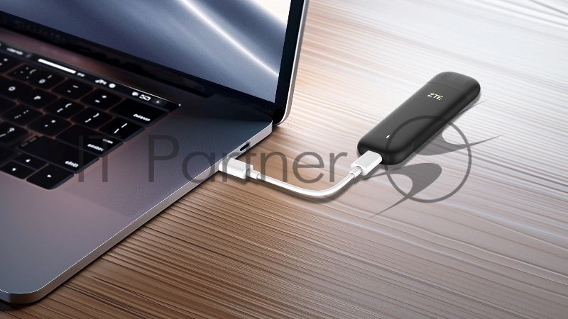 Модем 3G/4G ZTE F30Pro USB Wi-Fi VPN Firewall +Router внешний черный