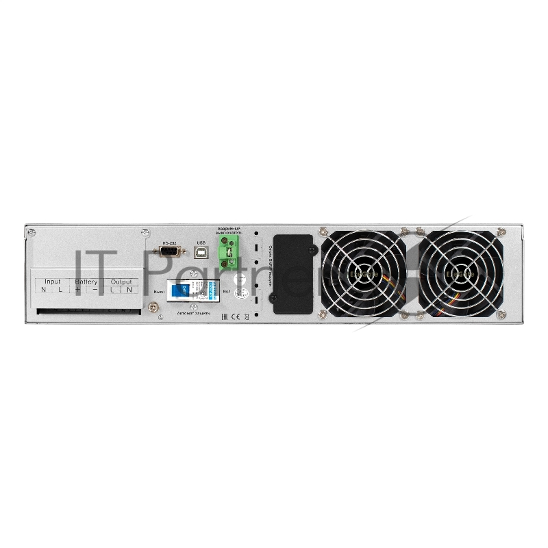 ИБП On-line ExeGate PowerExpert ULS-575-10kVA.LCD.AVR.T.USB.RS <10000VA/10000W, On-Line, PF=1, LCD, клеммы, RS232, USB, SNMP-slot, EPO, батареи внешние 192В/240В суммарной емкостью до 400Ah, Rackmount 2U/Tower, металлический корпус, Black>