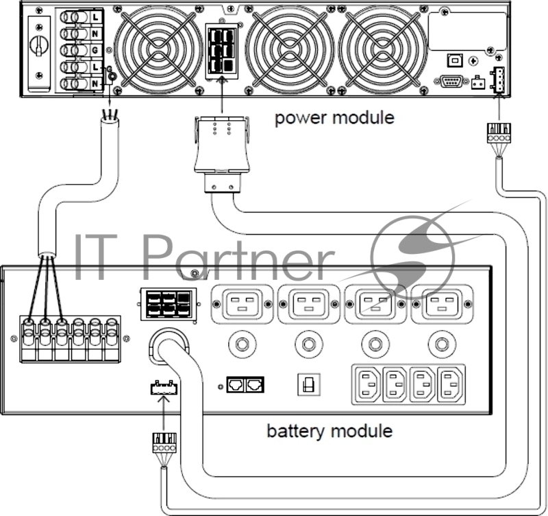 Источник бесперебойного питания Powercom Macan MRT-10K BAT PACK 10000Вт 10000ВА черный