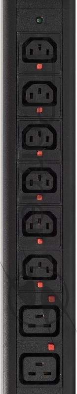 Блок распределения питания Powercom PDU-32AV24-18C3-6C9-3P верт.размещ. 18xC13 6xC19 3x32A IEC 60309 2м