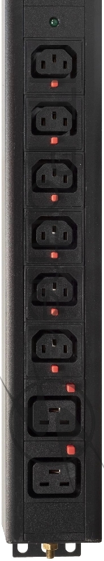 Блок распределения питания Powercom PDU-32AV24-18C3-6C9-3P верт.размещ. 18xC13 6xC19 3x32A IEC 60309 2м