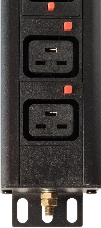 Блок распределения питания Powercom PDU-32AV24-18C3-6C9-3P верт.размещ. 18xC13 6xC19 3x32A IEC 60309 2м