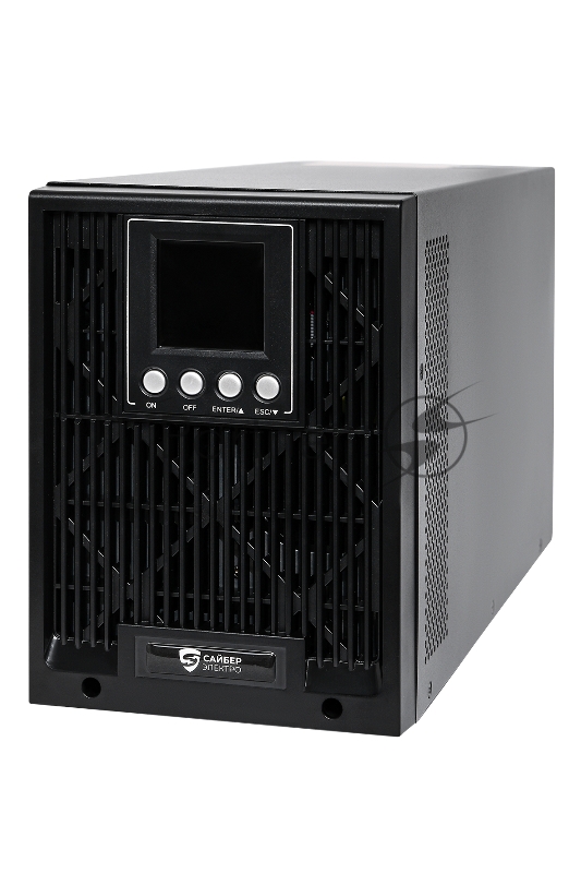 Источник бесперебойного питания СайберЭлектро ИБП ЭКСПЕРТ-II-1000Р {Онлайн, Стойка/Напольный 1000ВА/1000Вт. USB/RS-232/SNMP Slot/EPO/RJ-11/RJ-45 (8 IEC С13) (12В /9Ач. х 2 LEOCH) 2U}
