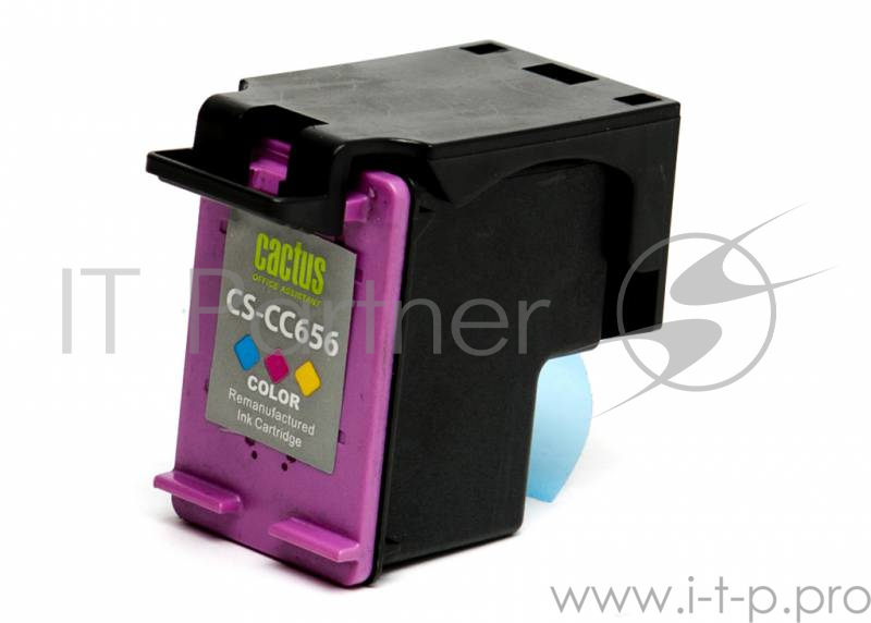 Картридж струйный Cactus CS-CC656 многоцветный для №901 for HP OfficeJet-4500/J4580/J4660/J46 (18m