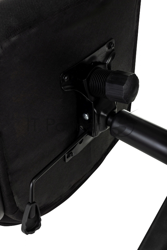 Кресло руководителя Бюрократ CH 002 Fabric черный 3C11 крестов. пластик