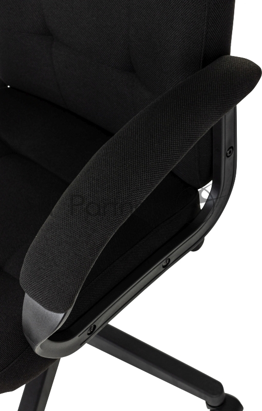 Кресло руководителя Бюрократ CH 002 Fabric черный 3C11 крестов. пластик