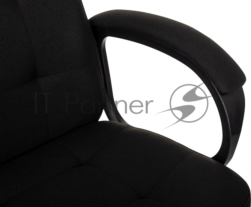 Кресло руководителя Бюрократ CH 002 Fabric черный 3C11 крестов. пластик
