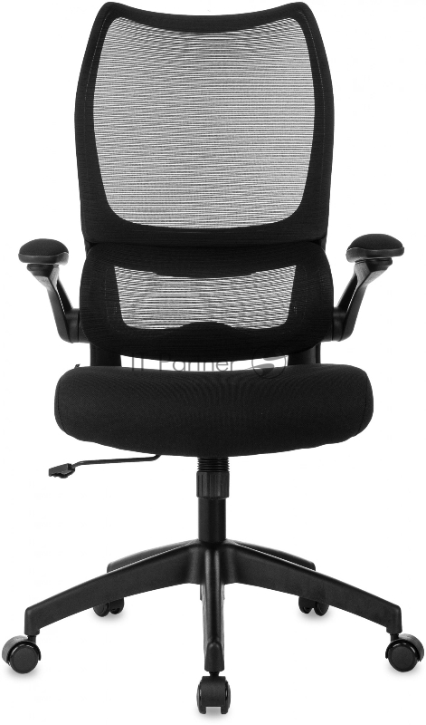 Кресло руководителя Бюрократ Sigma 1 черный сетка/ткань крестов. пластик