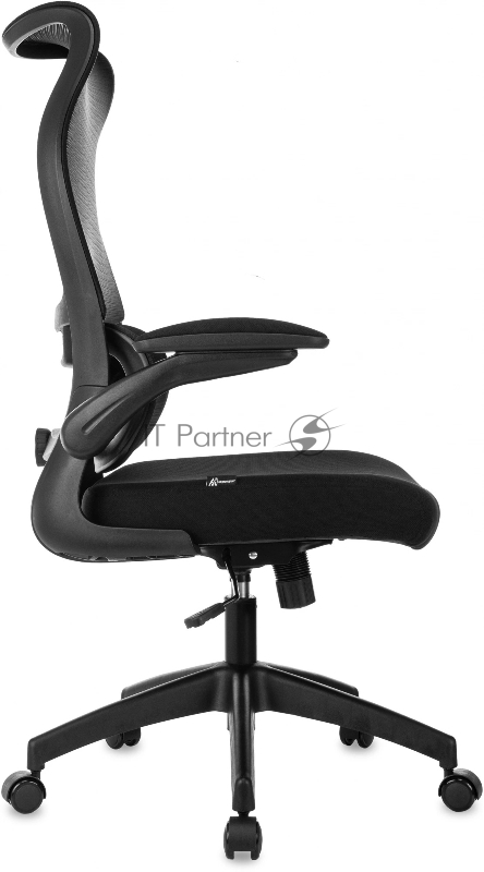 Кресло руководителя Бюрократ Sigma 1 черный сетка/ткань крестов. пластик