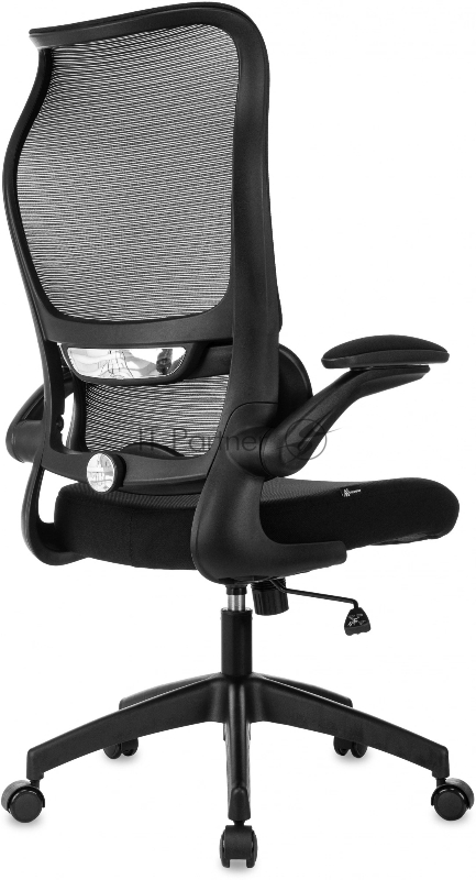 Кресло руководителя Бюрократ Sigma 1 черный сетка/ткань крестов. пластик