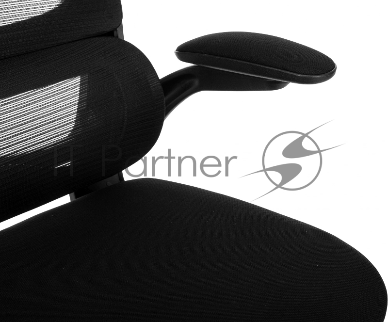 Кресло руководителя Бюрократ Sigma 1 черный сетка/ткань крестов. пластик