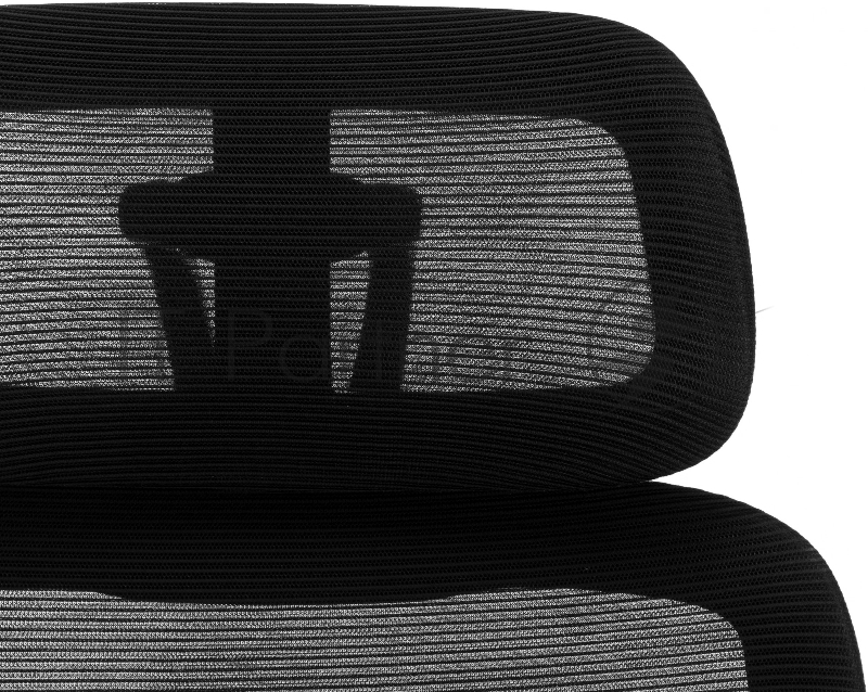 Кресло руководителя Бюрократ Wise черный сетка/ткань с подголов. крестов. пластик