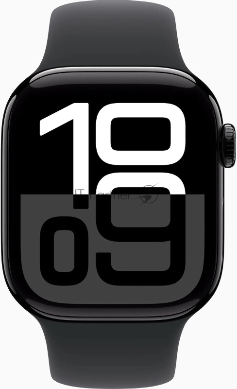 Часы Apple Watch S10 42mm Jet Black Aluminium Case/Black SB S/M MWWE3LW/A A2997 195949560873