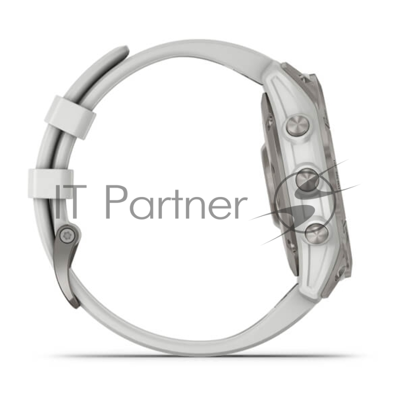 Смарт-часы Garmin Epix (Gen 2) Sapphire титановый белый 47мм