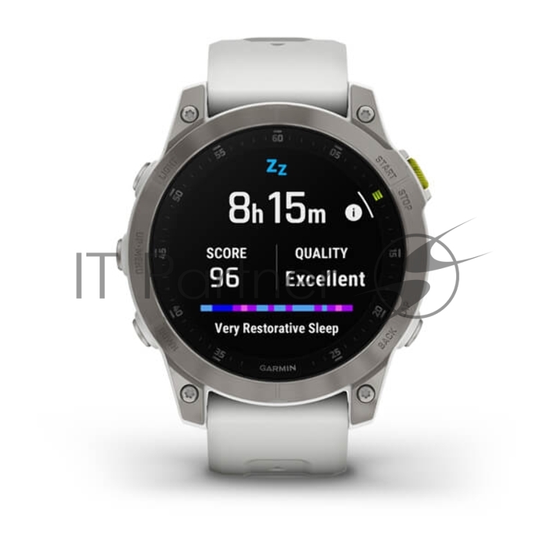 Смарт-часы Garmin Epix (Gen 2) Sapphire титановый белый 47мм