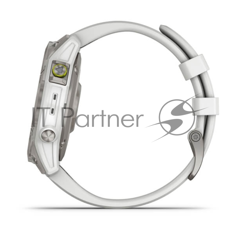 Смарт-часы Garmin Epix (Gen 2) Sapphire титановый белый 47мм