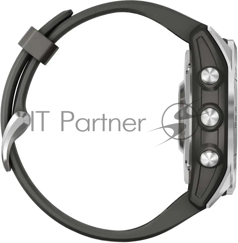 Смарт-часы Garmin Fenix 7s серебристый с графитовым ремешком 42мм