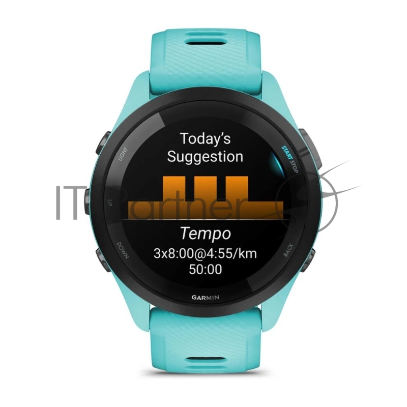 Смарт-часы Garmin Forerunner 265 бирюзовый 46,1мм