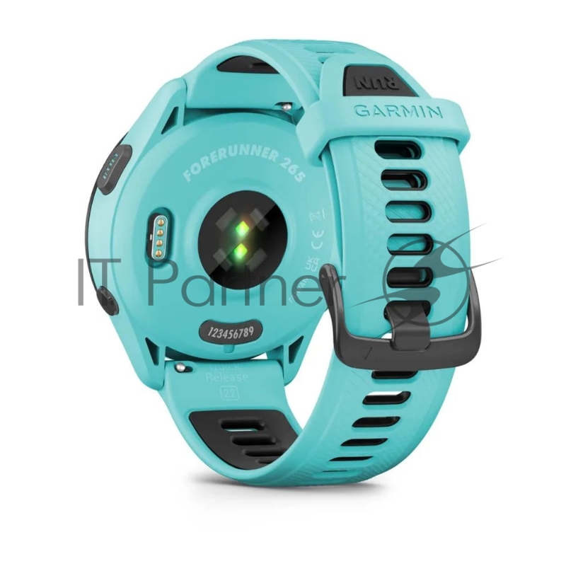 Смарт-часы Garmin Forerunner 265 бирюзовый 46,1мм