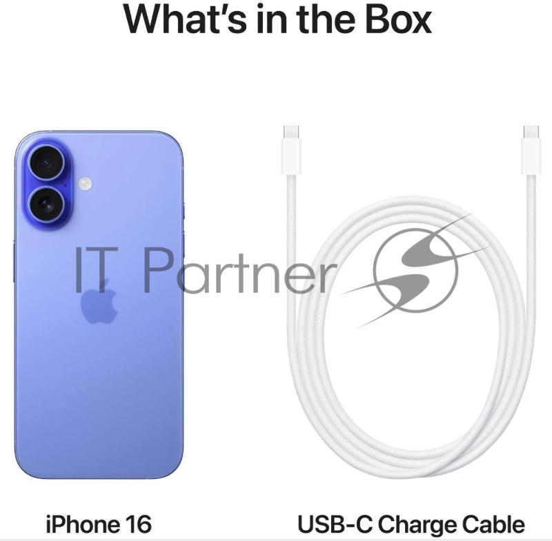 Смартфон Apple iPhone 16 256Gb Ultramarine A3286 MYE03J/A 4549995539127