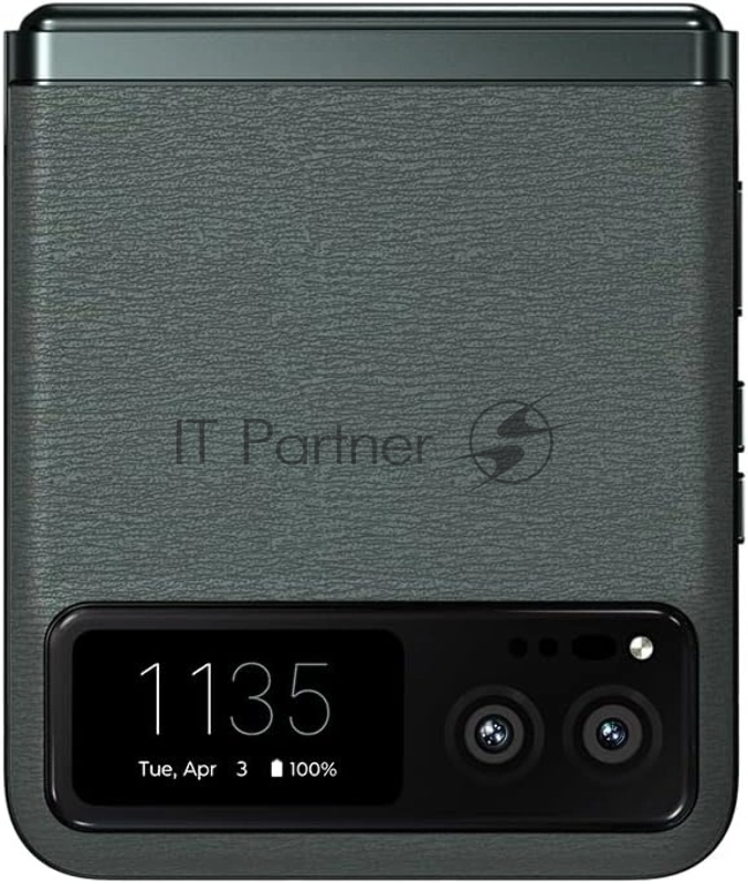 Смартфон Motorola XT2323-1 Razr 40 5G 256Gb 8Gb зеленый раскладной 3G 4G 1Sim 6.9 1080x2640 Android 13 64Mpix 802.11 a/b/g/n/ac/ax NFC GPS GSM900/1800 GSM1900 TouchSc Protect