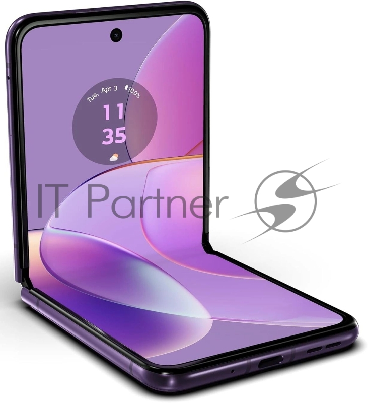Смартфон Motorola XT2323-1 Razr 40 5G 256Gb 8Gb сиреневый раскладной 3G 4G 1Sim 6.9 1080x2640 Android 13 64Mpix 802.11 a/b/g/n/ac/ax NFC GPS GSM900/1800 GSM1900 TouchSc Protect