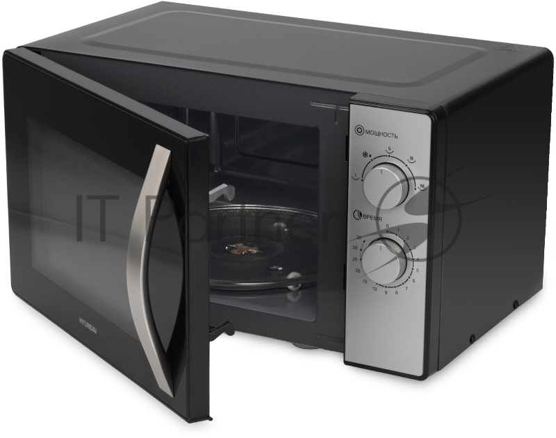 Микроволновая Печь Hyundai HYM-M2025 25л. 900Вт черный/серебристый