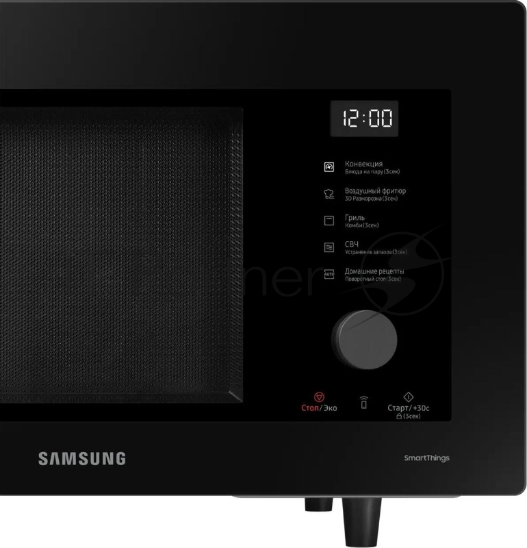 Микроволновая печь Samsung MC32DG7646KKBW черный 32л. 900Вт переключатели - поворотный механизм