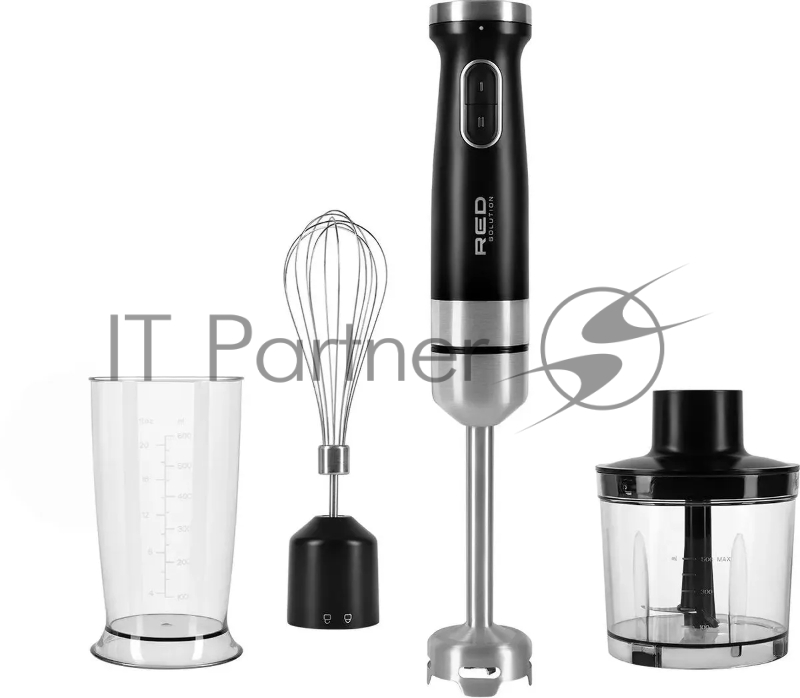 Блендер погружной Red Solution HB2903 1200Вт черный/стальной
