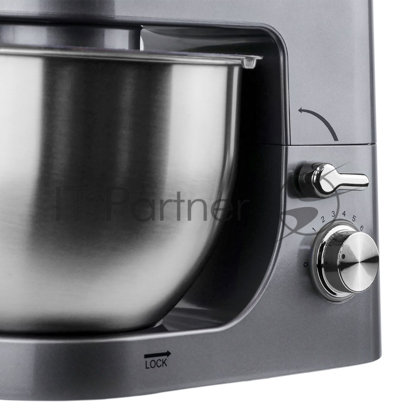 Миксер планетарный Centek CT-1151 (хром/серый)