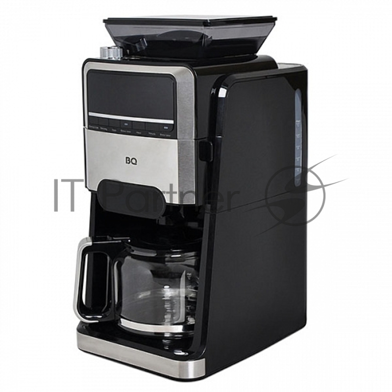 Кофеварка капельная со встроенной кофемолкой BQ CM3002 Черный-Стальной