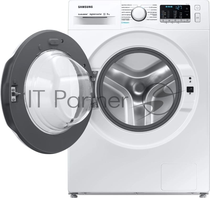 Стиральная машина Samsung WW80AGAS21TELP класс: A загр.фронтальная макс.:8кг белый инвертер