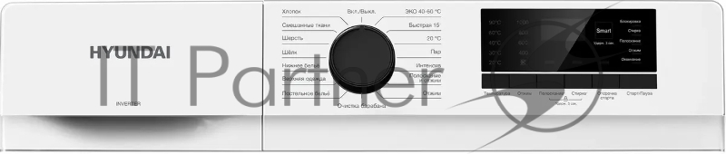 Стиральная машина Hyundai WME6008 класс: A++ загр.фронтальная макс.:6кг белый инвертер