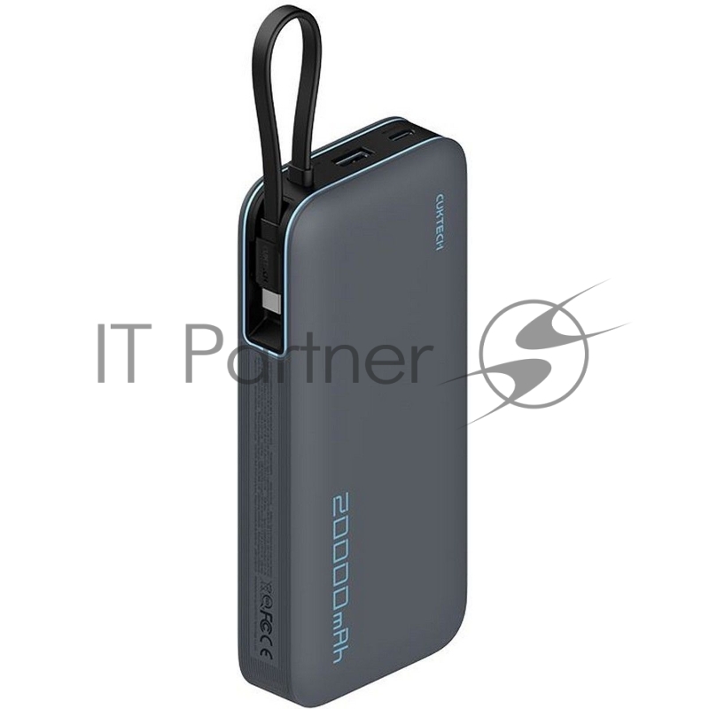 Внешний аккумулятор CUKTECH PB200N 20000mAh 55W Dark Grey