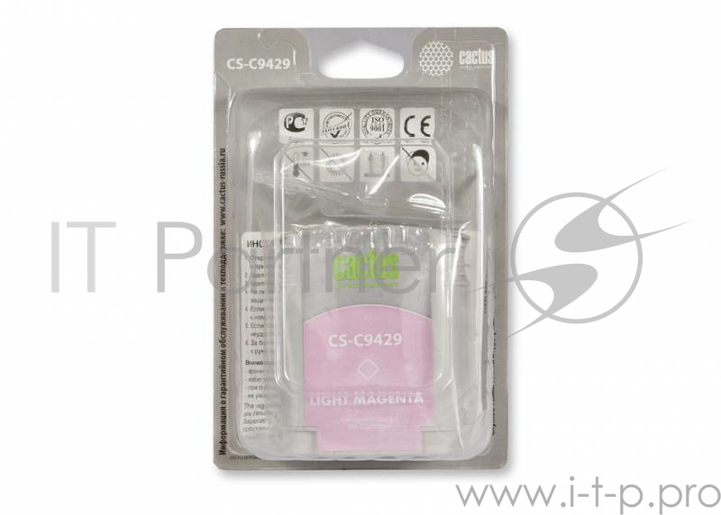 Картридж струйный Cactus CS-C9429 №85 светло-пурпурный для HP DJ 30/130 (72мл)