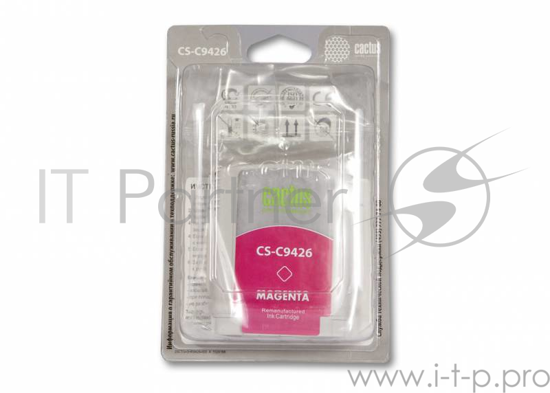 Картридж струйный Cactus CS-C9426 №85 пурпурный для HP DJ 30/130 (29мл)