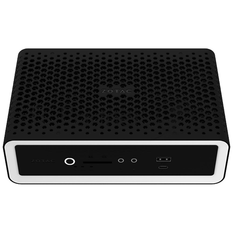 Платформа системного блока с ЦПУ Zotac ZOTAC ZBOX NANO, SFF, FANLESS, i7-1355U, 2 DDR5 SODIMM, M.2 SSD, 2.5 SATAIII BAY, 2 GLAN, WIFI, BT, USBDRV, DP/HDMI, EU+UK PLUG