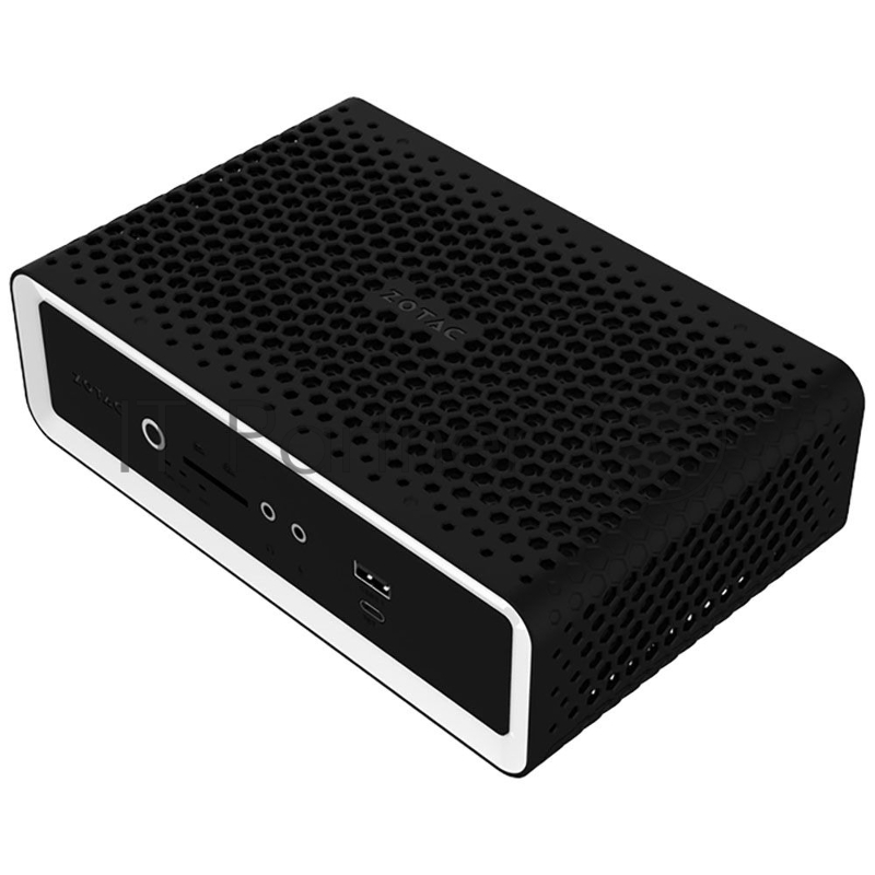 Платформа системного блока с ЦПУ Zotac ZOTAC ZBOX NANO, SFF, FANLESS, i7-1355U, 2 DDR5 SODIMM, M.2 SSD, 2.5 SATAIII BAY, 2 GLAN, WIFI, BT, USBDRV, DP/HDMI, EU+UK PLUG