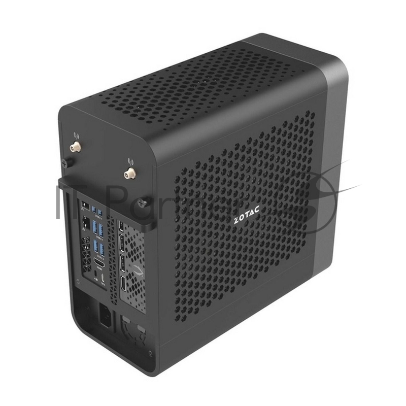 Платформа системного блока с ЦПУ Zotac ZOTAC ZBOX-ERP54060C-BE, Barebone, NVIDIA RTX4060, i5-13400, WIFI, BT, EU PLUG 2x DDR5 SODIMM slots, M.2 SSD slot, 2.5 SATAIII BAY,2.5G LAN, GLAN, 3x DP, HDMI, black