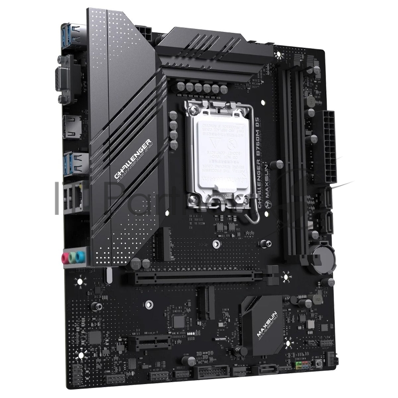 Материнская плата Maxsun MS-Challenger B760M D5 WIFI B760 LGA1700 2xDDR5 1xPCIEx16 1xPCIEx1 2xM.2 6xUSB3.2 Gen1 4xUSB2.0 3xSATA3 1G VGA+HDMI M-ATX
