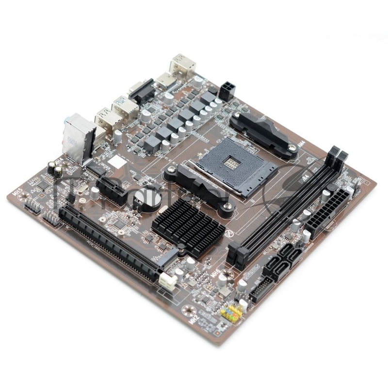 Материнская плата B450D4-MA-V4 AFOX motherboard AMD B450, AMD Socket AM4, 1000Mbps, Micro-ATX