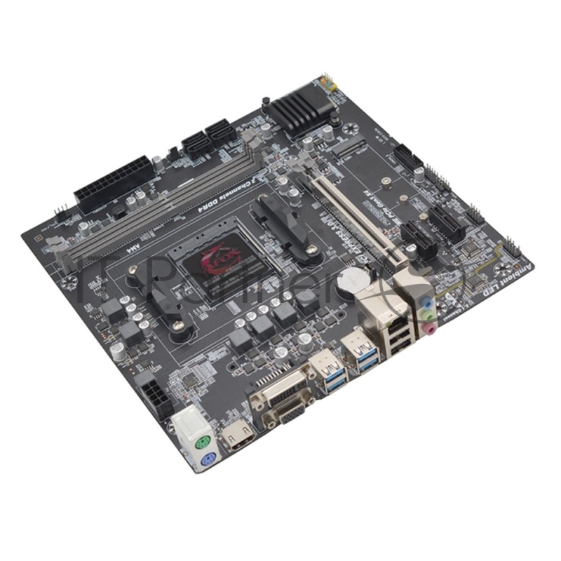 Материнская плата B450D4-MA-V4 AFOX motherboard AMD B450, AMD Socket AM4, 1000Mbps, Micro-ATX