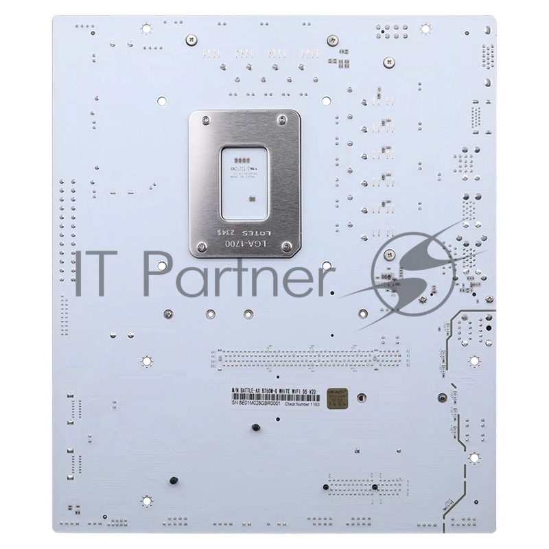 Материнская плата Colorful BATTLE-AX B760M-G WHITE WIFI D5 V20 B760, LGA1700, 2*DDR5, 1*PCIEx16, 1*PCIEx4, 2*M.2, 6*USB3.2Gen1, 4*USB2.0, 4*SATA3.0, 2.5G, VGA, HDMI, M-ATX, RTL