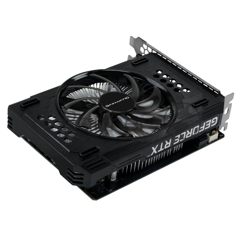 Видеокарта Gainward RTX3050 PEGASUS OC 6GB GDDR6 96bit DVI-D DP HDMI 1FAN RTL