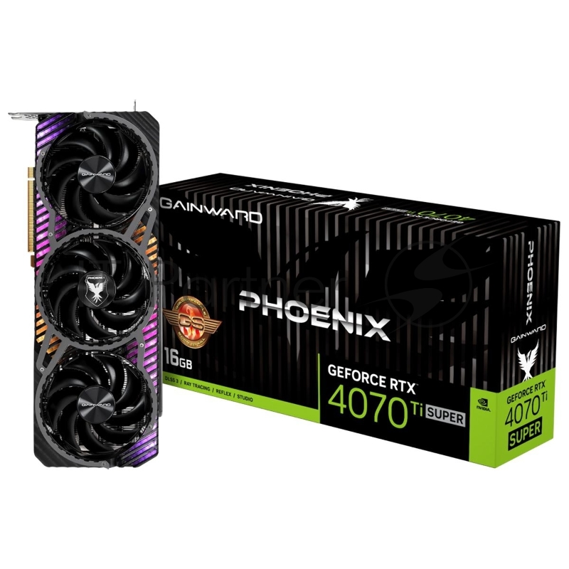 Видеокарта RTX4070Ti SUPER PHOENIX GS 16GB GDDR6X 256bit 3-DP HDMI
