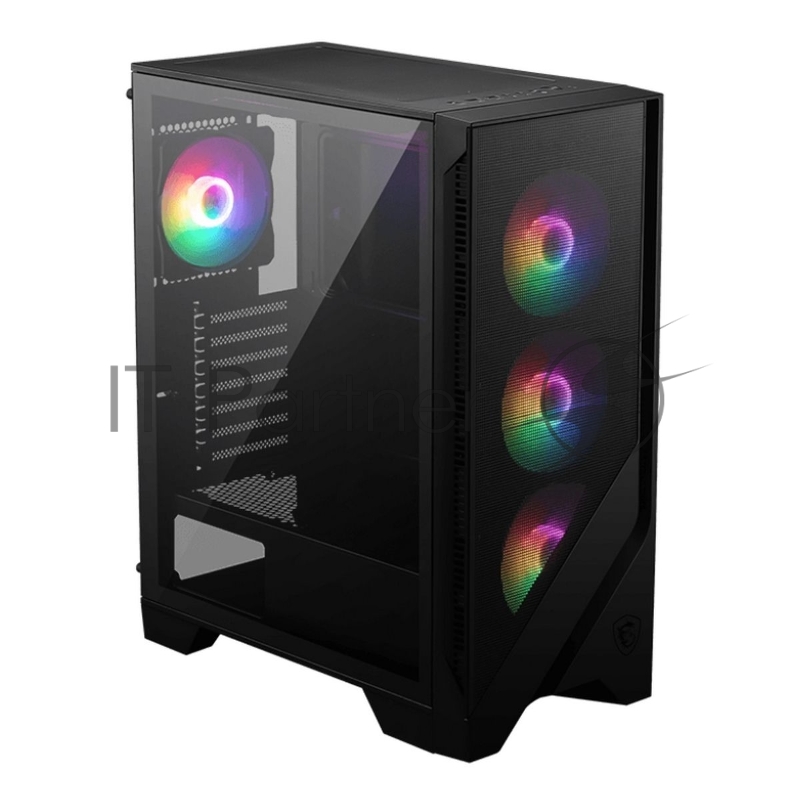 Корпус MSI MAG FORGE 120A Mid-Tower, ATX, 2xUSB 3.2, Audio I/O, 6x120mm autoRGB Fan PWM RGB PWM Control Board, Tempered Glass Window