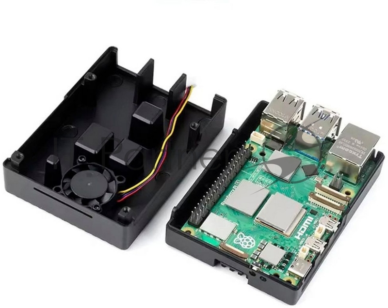 RA794 Металлический корпус для Raspberry Pi 5 c охлаждающим вентилятором