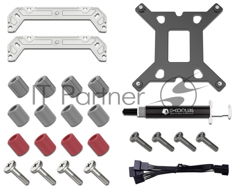 Кулер ID-COOLING SE-206-XT Черный (Socket 1200/1700/2011/2066/AM4/AM5, 120mm, 4-pin PWM) (SE-206-XT)