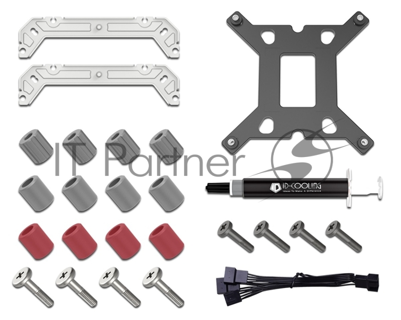 Кулер ID-COOLING SE-206-XT Черный (Socket 1200/1700/2011/2066/AM4/AM5, 120mm, 4-pin PWM) (SE-206-XT)